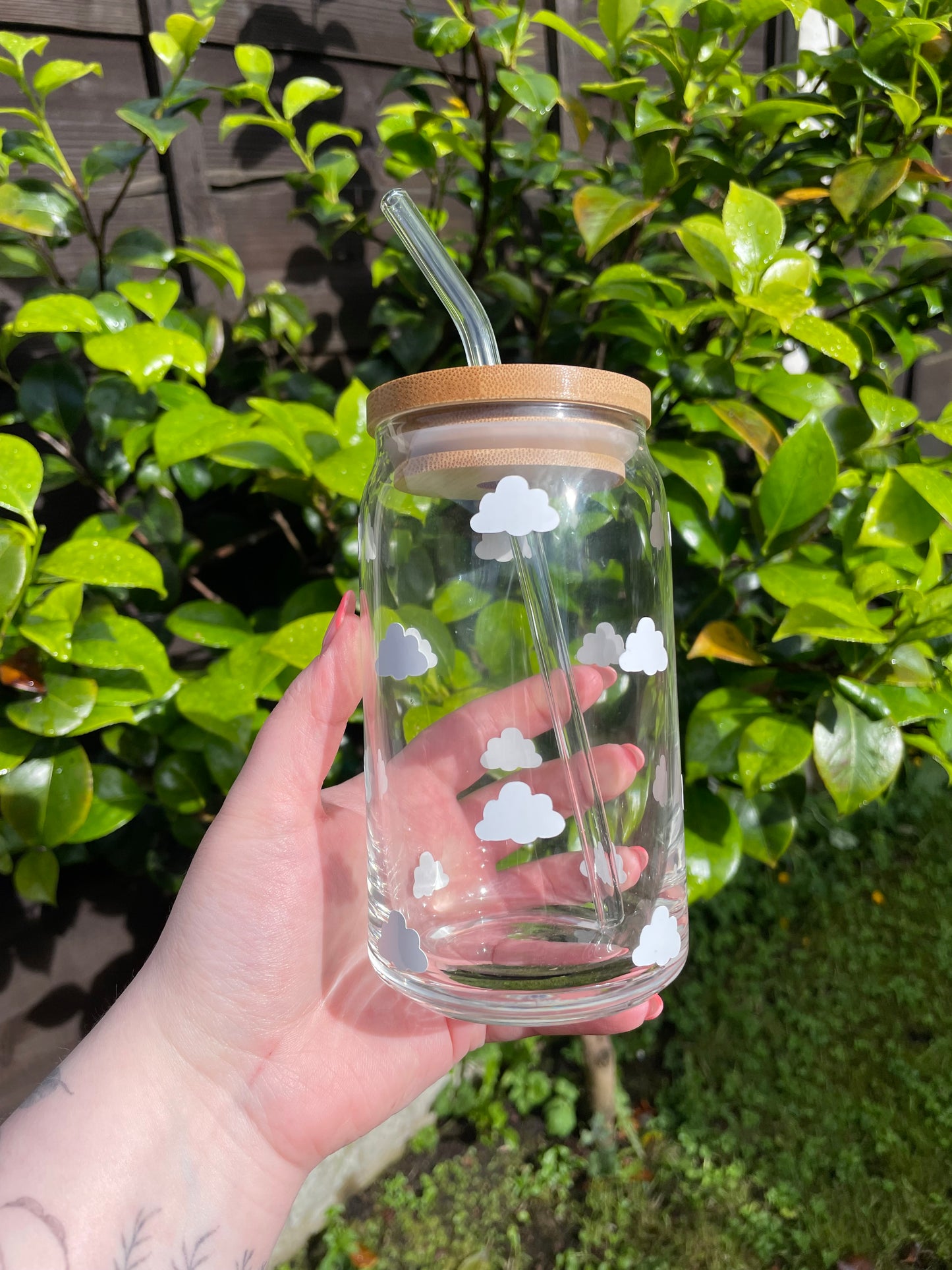 Clouds Glass Cup