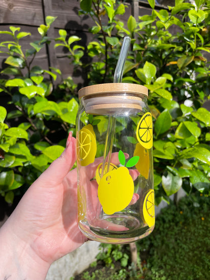 Lemons Glass Cup